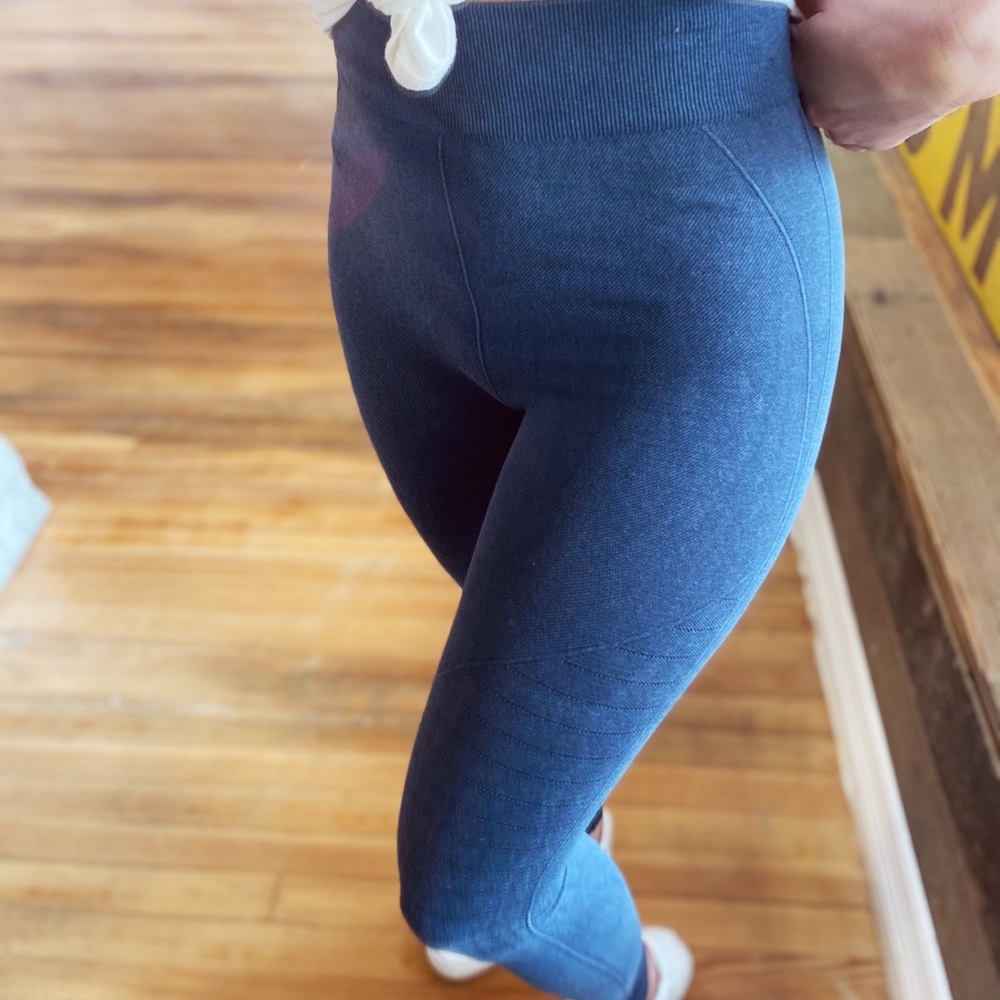 NEED FOR SPEED MOTO LEGGINGS- WASHED INDIGO - Picture 7 of 10